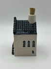 Vtg Empty Klm Airlines Blue Delft Bols Royal Distilleries Holland Canal House  4