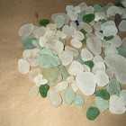 Beach Sea Glass Surf Tumbled 1 Pound Mini To Large Pieces Green White Dark 1 5lb