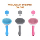Pet Hair Remover Brush     Self-cleaning Deshedding Grooming Comb For Dogs   Cats