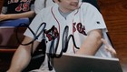 Jimmy Fallon Signed Auto Red Sox  tonight Show 8x10 Photo Jsa Authenticated