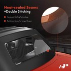 Black Convertible Soft Top For Mazda Miata 1990-2005 W  Glass Window   Rain Rail