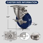 4  Stainless Steel Casters   heavy Duty Industrial Casters    Load Capacity 1800 Lbs