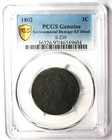 1802 Draped Bust Large Cent 1c - Pcgs Xf Details  ef  - Rare Early Date Penny