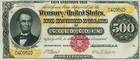  500 Gold Certificate Note 1882 Currency Sheet Reproduction Fr  1216