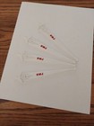 Lot Of 4 Vintage Airline Drink Swizzle Stir Sticks Twa Airplane-twa 