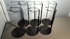 Doll Stands Set Of Six Black Metal Stands For 8-14 Inch Fashion Dolls By Kaiser