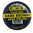 Lincoln Stain Wax Shoe Polish 2 1 8 Oz - Military Grade Leather Boot Shine