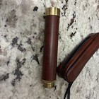 Vintage Hard Telescope 30x30mm  Brass Collapsible With Case Made In Japan