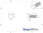 3 4-10 X 2  Stainless Steel Bolts Hex Head Grade 18-8 Qty 100
