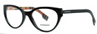 Burberry Be2289 3773 Black Womens Cat Eye Full Rim Eyeglasses 53-20-140 B 40