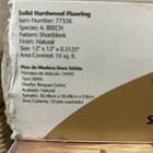 10 Sq Ft  Traffic Master  Parquet Flooring 12 X12 X 5 16ths 7 Finger New Case