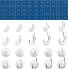 Carbon Steel Fishing Hooks 500pcs 90pcs  Circle Hooks Assortment For Saltwater F