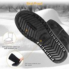 Women s Fashion Shoes Faux Fur Suede Mid-calf Boots Lady Winter Warm Snow Boots