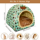 Bwogue Guinea Pig Bed Warm Cave Beds Hamster House Large Hide-out For Rabbit    