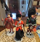 Vtg  3 Lot Peggy Nisbet Dolls Including Elizabeth Ii Trooping Of The Colour Tags