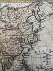Asia Arabia To China India Korea C  1790-1810 Hand Color Engraved Antique Map