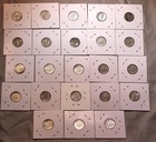 90  Silver  Mercury  Barber    Roosevelt Dimes - Set Of 23 1905 -1964    Mrb 01 