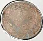 France 5 Francs 1831 A Silver Coin Paris Mint Km 749 12