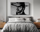 Clint Eastwood The Good  The Bad And The Ugly Western Style Poster Canvas Art