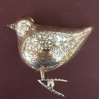 Set Of 2 Mercury Glass Bird Hanging clip Ornaments