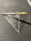 Vgt  Ss   Black Parker 180 Fountain Pen - 14k X m Reversible Nib - Converter Usa