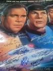 Star Trek Poster Signed 20th Anniversary 1986 27x40