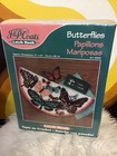 Vintage 2000 J p  Coats Latch Hook Rug Kit   Butterflies  