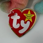 New W  Tags - Ty Beanie Babies Rainbow The Chameleon  light  - Retired - 1997