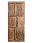 Custom Carved Wood Barn Door Rustic Bedroom Bypass Door Wall Decor 80x36