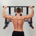 Multifunctional Wall Mounted Pull Up Chin Up Bar Dip Station Power Rack Black