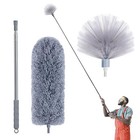 Cobweb Duster With Extension Pole  Set A  Spider Web Brush   Ceiling Duster