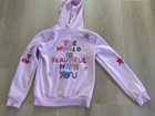 Lola And The Boys Girls Pink 82  Cotton Hoodie Sz 12