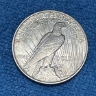 1922-p Peace Liberty  1 Dollar 90  Silver Coin              