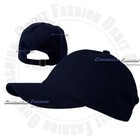 Washed Cotton Hat Baseball Cap Solid Plain Polo Style Adjustable Blank Dad Men