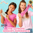 Coconut Scented Fluffy Slime Jar With Glitter   Cat Charm Sensory Play 8oz Kids