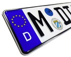 Bmw Munich Rear German License Plate By Z Plates Wtih Unique Number New