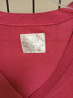 Justice Girl s Pink Knit  Cardigan Sweater Size 14 Glitter   Rhinestones