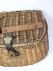 Antique  bestmade  Willow wicker Fly Fishing Creel Basket