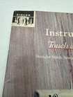 Singer Model 626 Touch And Sew Sewing Machine Instruction Booklet 1966 Vintage