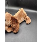 Vintage 1973 Dakin Plush Brown Floppy Puppy Dog Stuffed Animal Bean Bag Toy