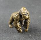 Brass Gorilla Animal Statue Small Sculpture Tabletop Figurine Home Decor Gifts