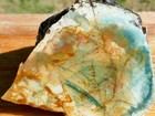 Tcr Mohawk Jasper agate lapidary Rough Slab 103 Grams