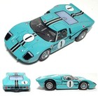 Afx Ford Gt40 Mark Ii Turquoise Ho Slot Car For Auto World Exclusive 22131