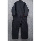 Dickies Coveralls Mens Xl Extra Large Black Canvas Straight Casual Short Sleeve