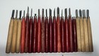 Antique vintage Wood Carving Tool Set     Mixed Handles     Rare Collection