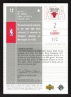 2002 Sp Game Used Eddy Curry 12 Mint Mcg 9 Game Worn Jersey Chicago Bulls