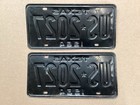 Vintage 1964 Texas License Plate Set Nice Originals Us 2027
