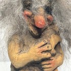 Rare W  Tag Vintage Fosse-troll Norwegian Troll Figurine 112 W  Child Norway