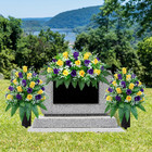Artificial Cemetery Flowers  Gravesite Decoration Roses  Memorial Bouquets With 