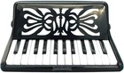 Rossetti 2512 25-key Piano Accordion - G  Black